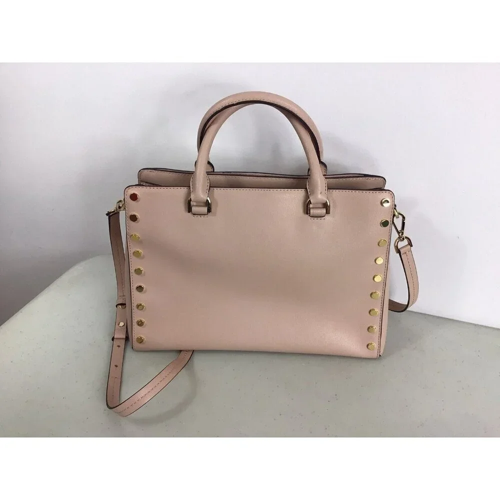 Michael Kors Leather Purse Satchel Bag